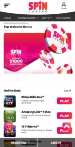 Exclusive Games on the Spin App